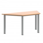Trapeztisch, 140x70 cm (B/T), 64 cm hoch, 